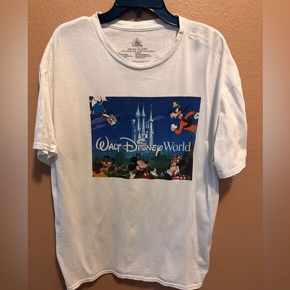 Disney Adult Shirt - Walt Disney World Mickey And Friends Postcard Tee - Picture 2 of 8